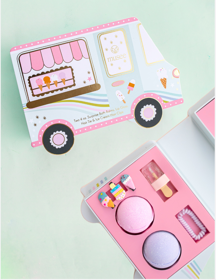 Bath Balm & Accessory Set (Ice Cream Truck)