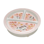 Divided Suction Plate (Puppies & Poppies)