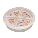 Divided Suction Plate (Puppies & Poppies)