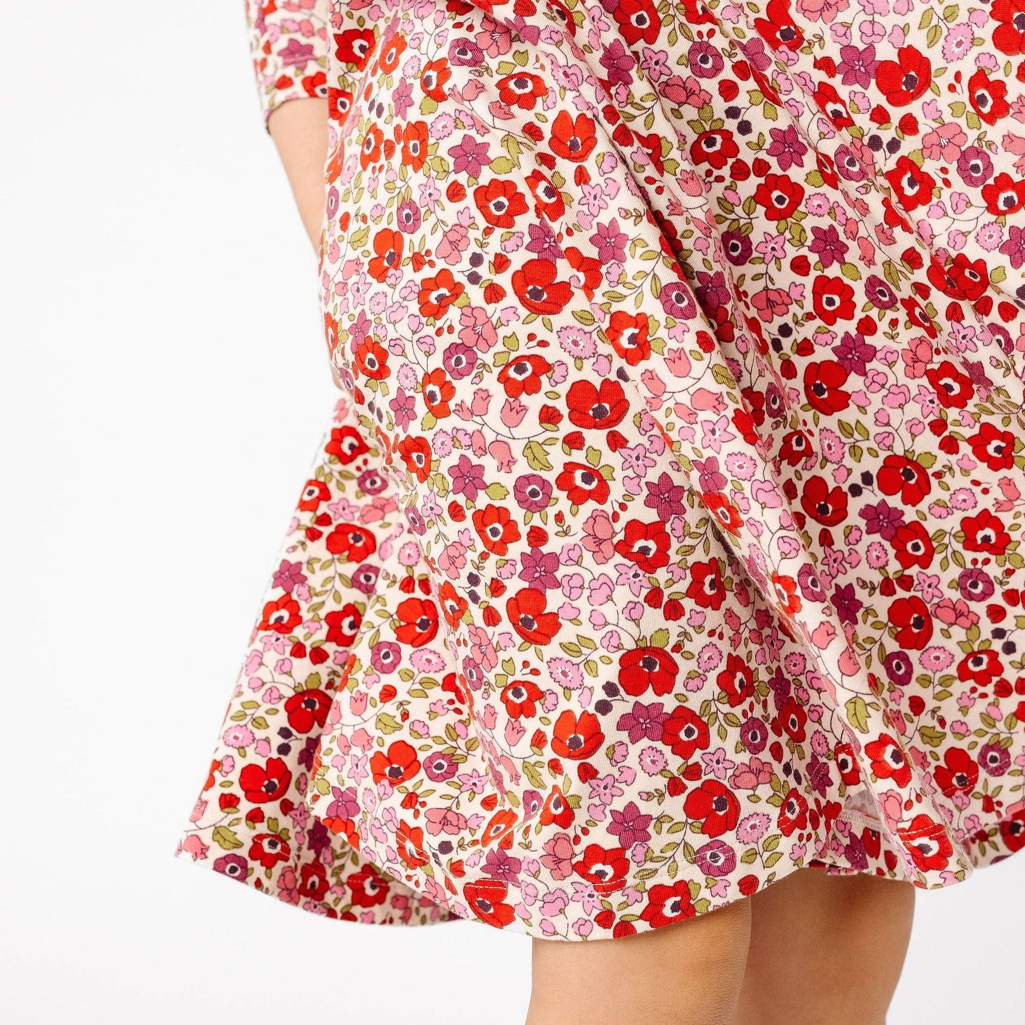 The Ballet Dress (Poppy Floral)