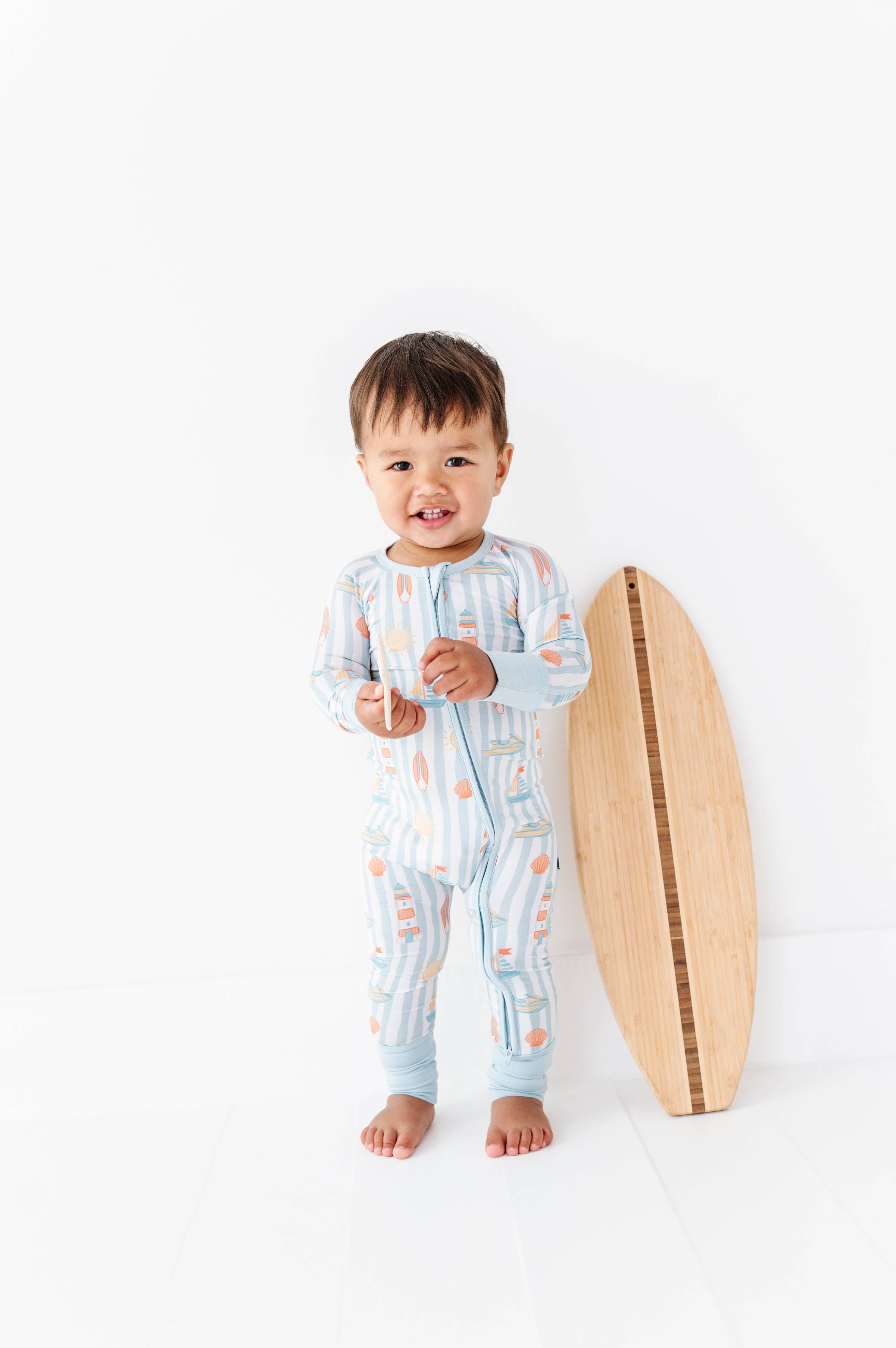 Convertible Footies (Boardwalk Buddies Blue)