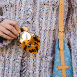 Mama Heart Compact Mirror (Tortoise)