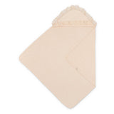 Hooded Baby Bath Towel (Violet Ruffle)