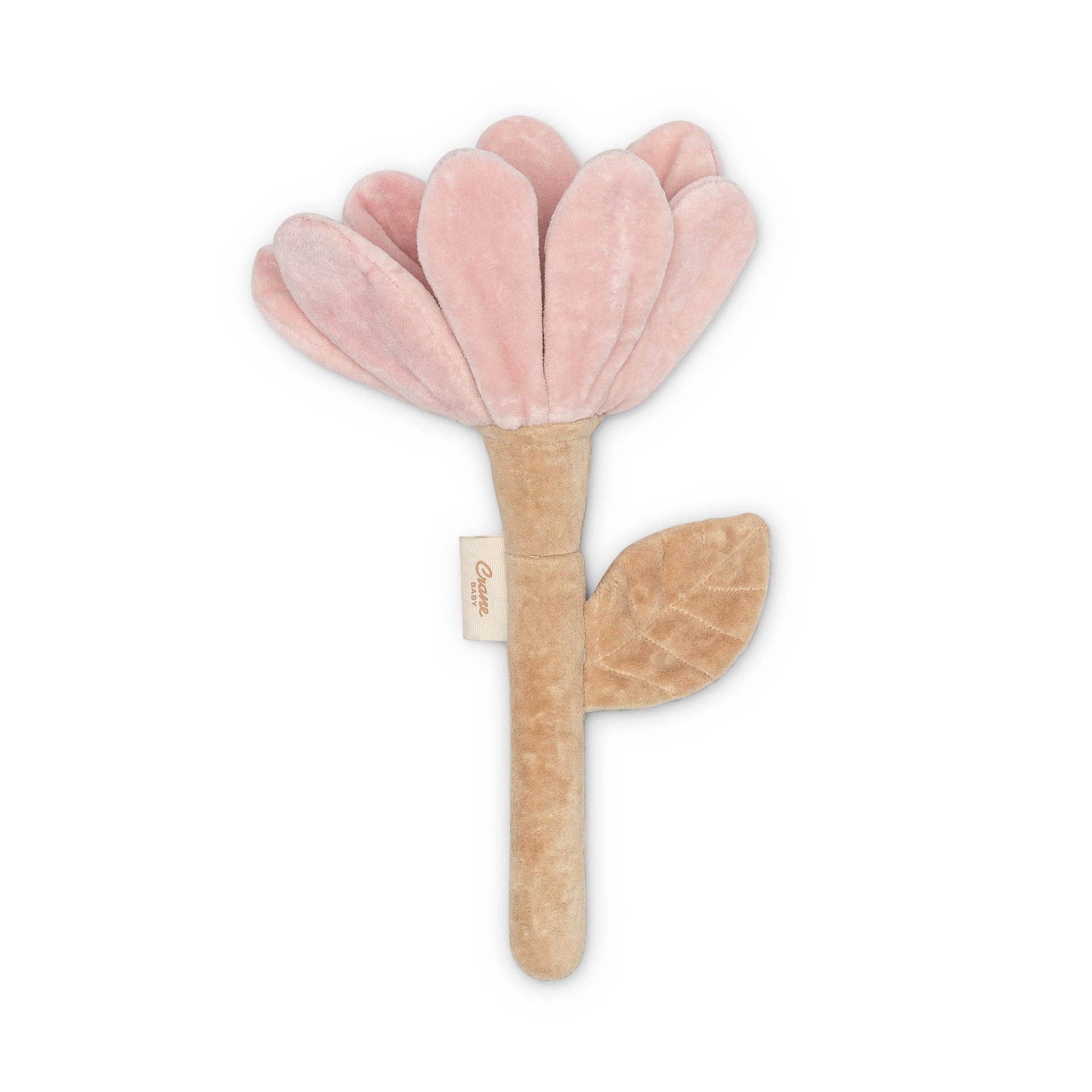 Plush Rattle Toy (Violet Floral)