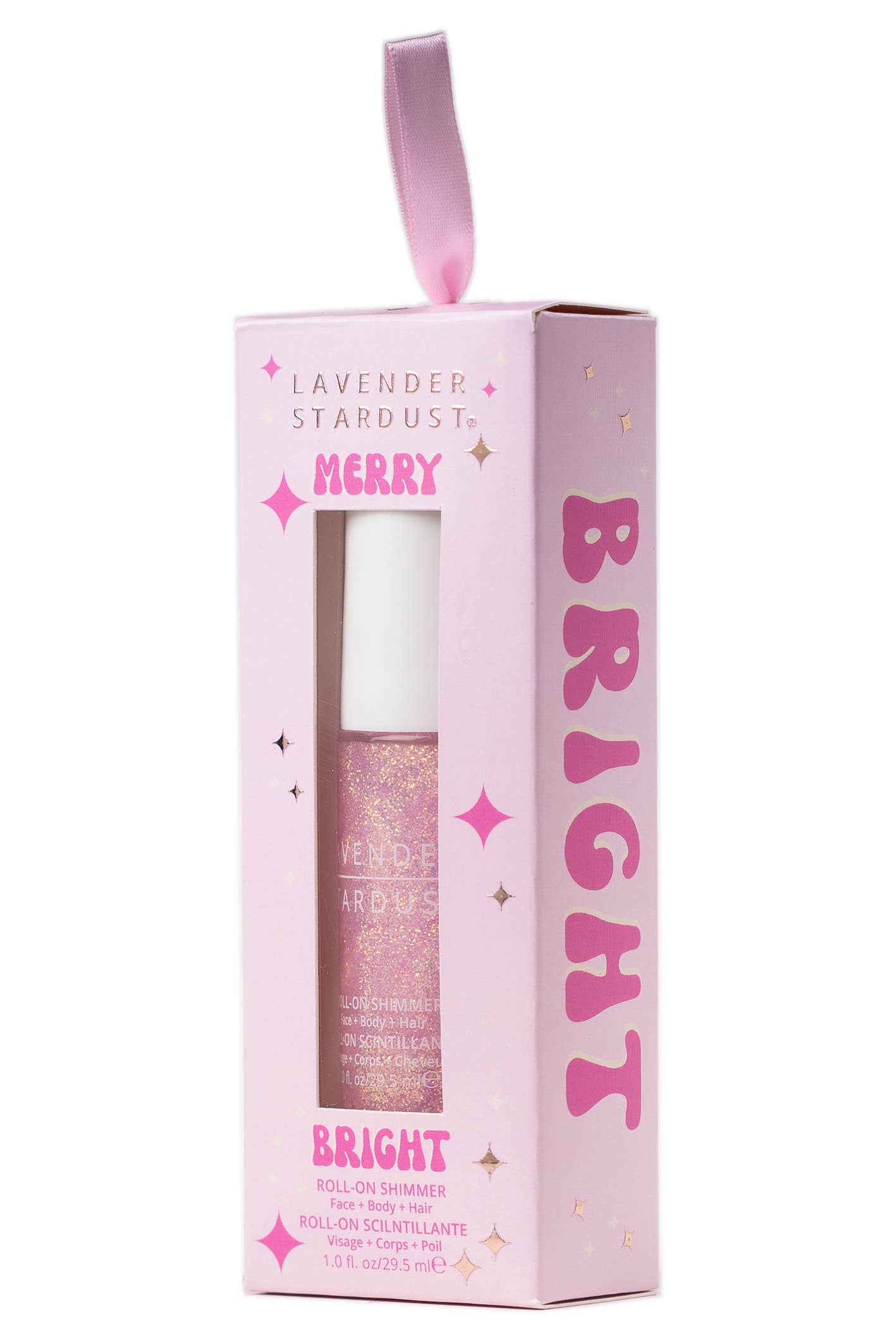 Roll-On Shimmer Gift Box (Merry & Bright Strawberry Pink)