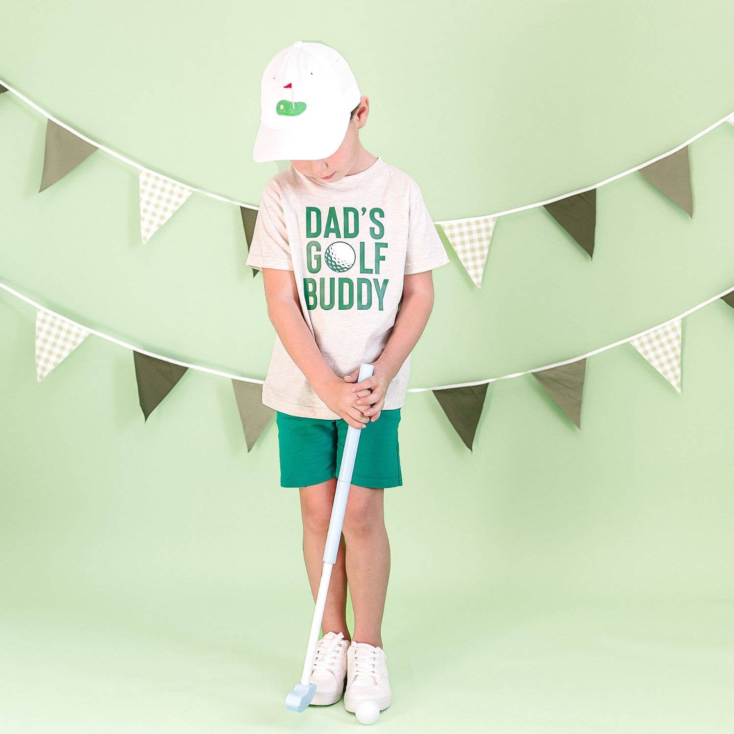 Golf Tee Front Flag Patch Baseball Hat