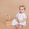 Teether Crochet Rattle Toy (Strawberry Pink)