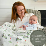 Muslin Swaddle Blanket (Golf A Round)