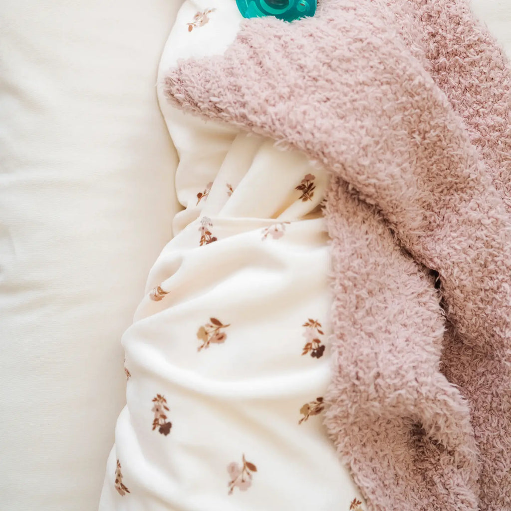 Minky Stretch Luxe Swaddle/Blanket (Meadow)