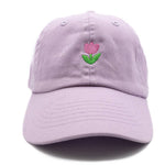 Tiny Tulip Baseball Hat (Lilac)