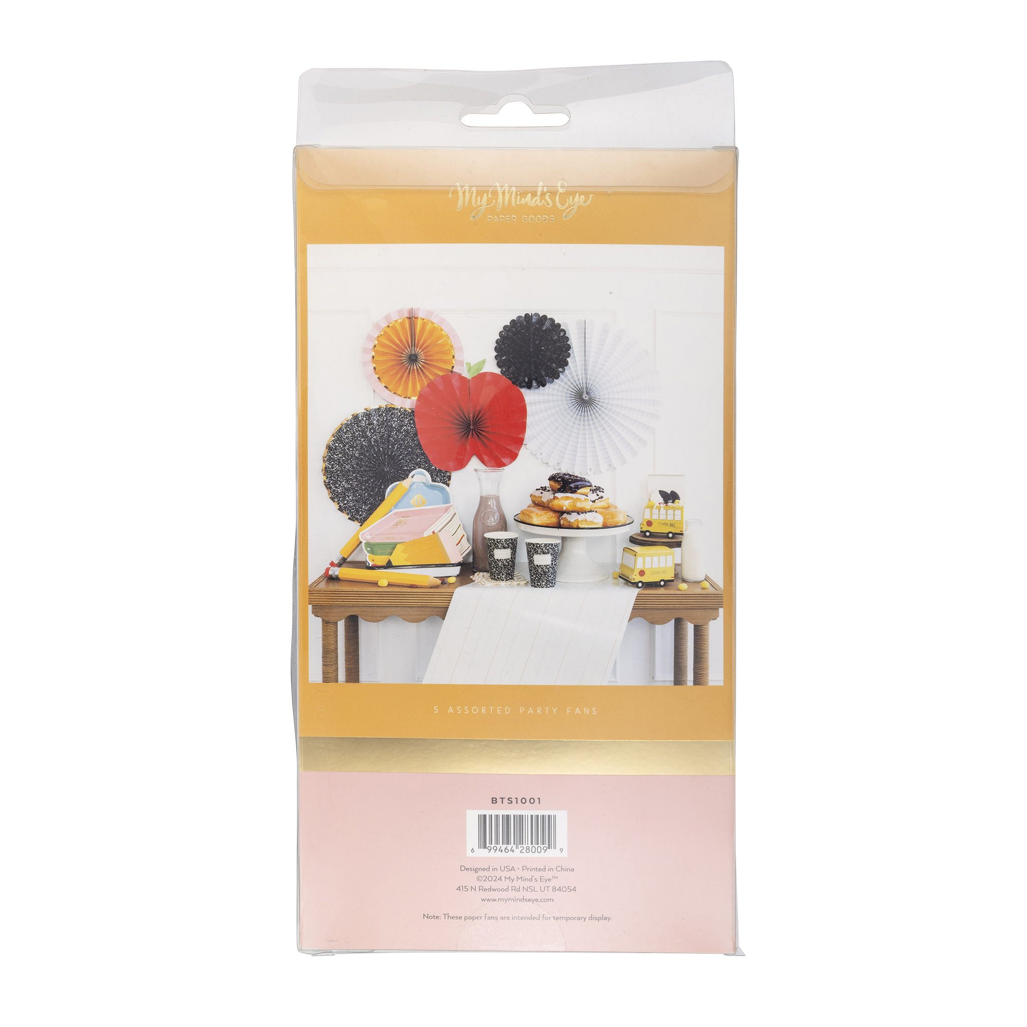 Back to School Fan Set