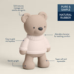 Comfort Crew Rubber Teether (Bear)
