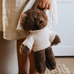Milo Bear with Sweater (Chocolate)