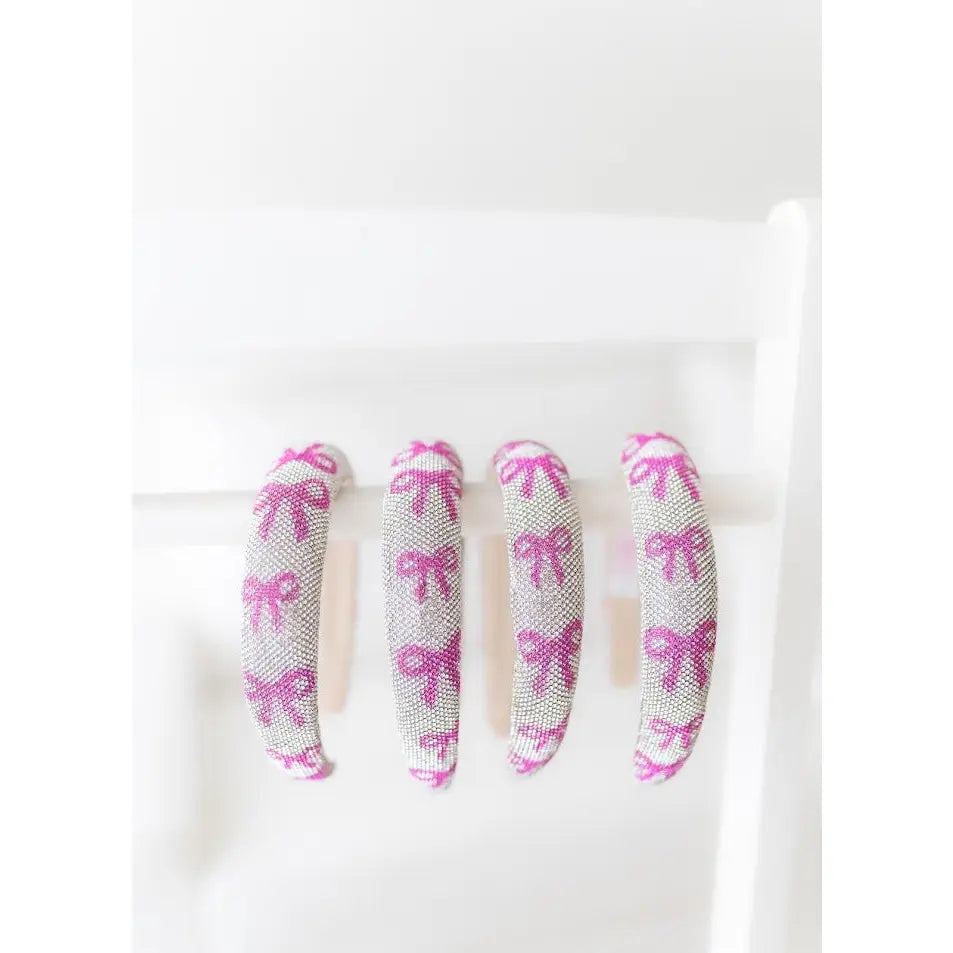 Beaded Headband (Bows & Bling)
