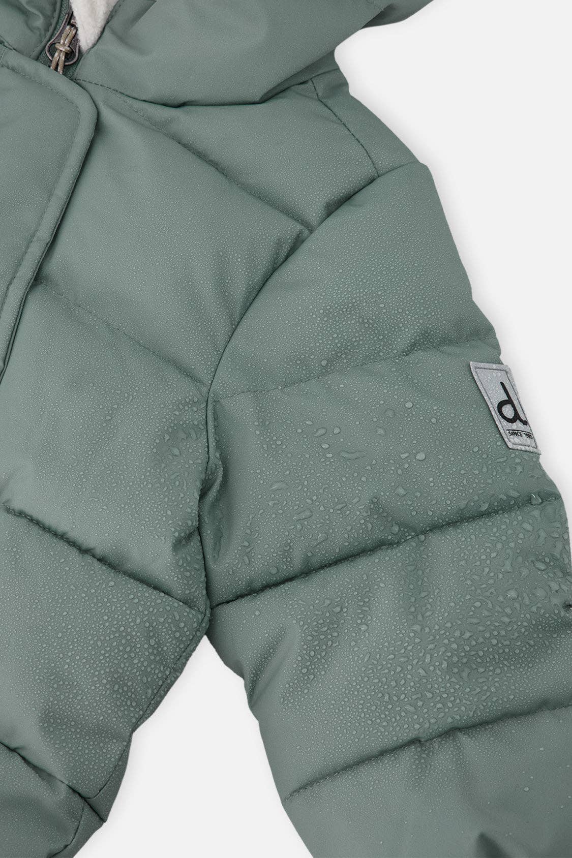 Baby Cloud One Piece Snowsuit (Sage Green)