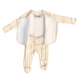 Footie & Wrap Top Baby Set (Mistletoe)