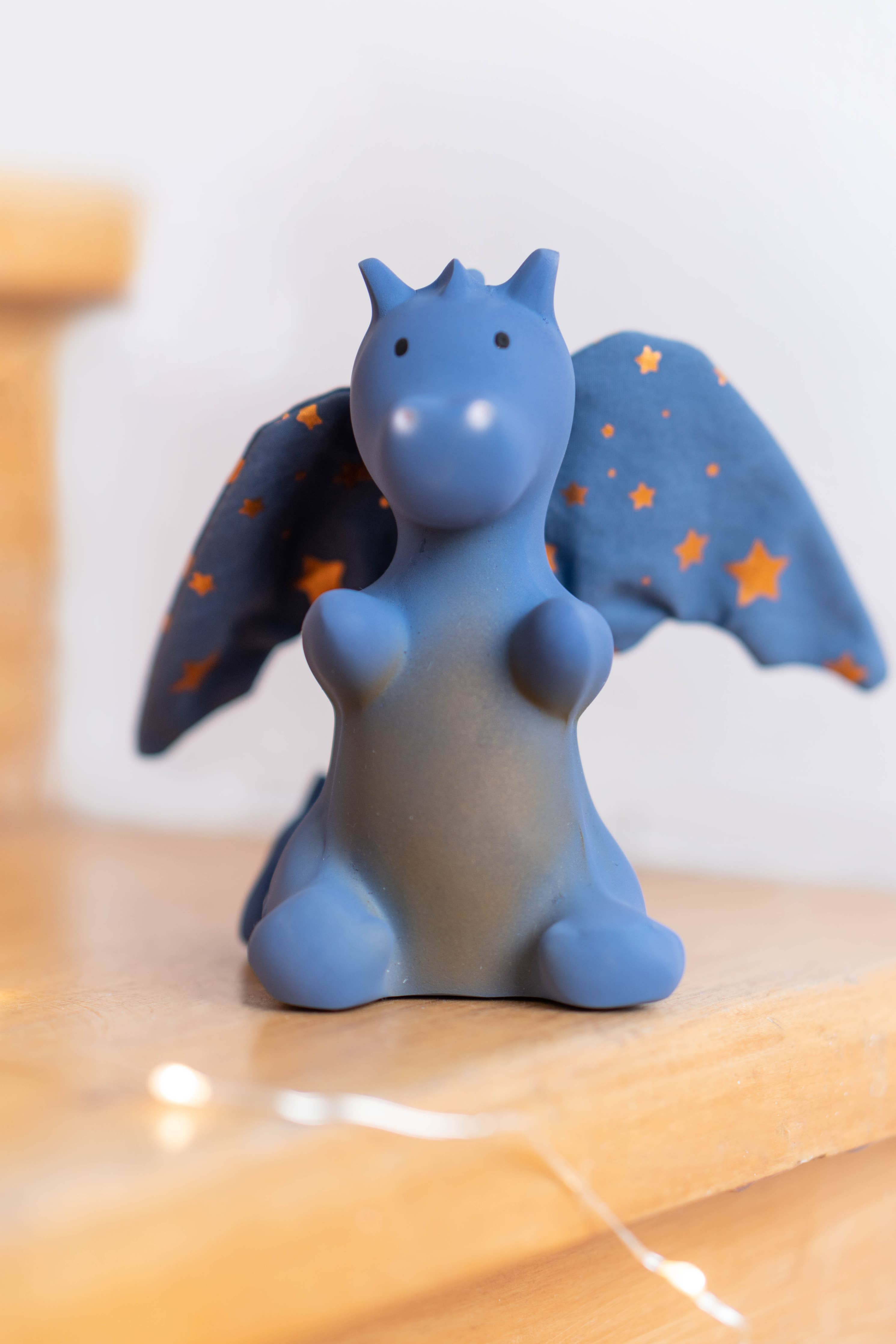 Baby Midnight Dragon Rattle with Crinkle Wings