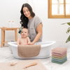 Muslin Baby Washcloths (Blush)
