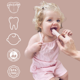 Baby Finger Toothbrush & Tongue Cleaner (Ivory)