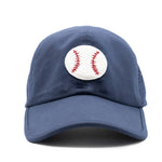 Navy Athletic Hat (Baseball Terry Patch)