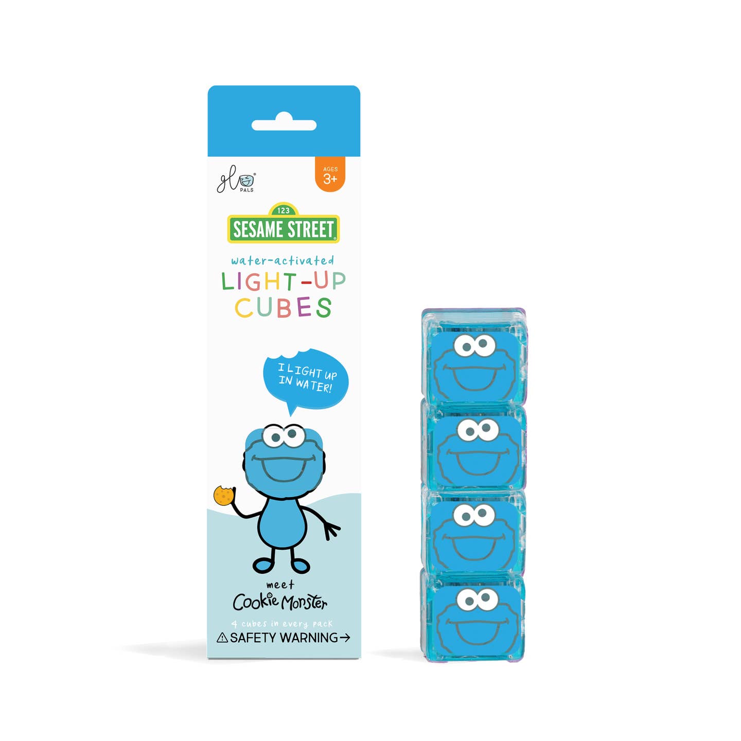 Glo Pals Light-Up Cubes (Cookie Monster)