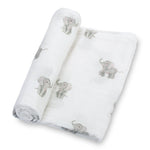 Muslin Swaddle Blanket (Elephant)