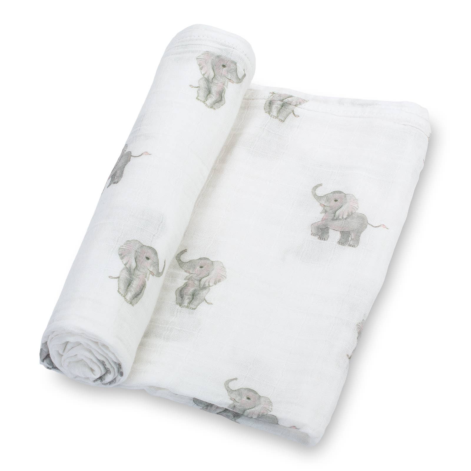 Muslin Swaddle Blanket (Elephant)