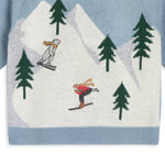 Ski Knit Pullover Sweater & Pant Set (Mineral Blue)