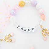 Crushed Glass Bead Stretch Bracelet (Dance)