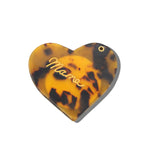 Mama Heart Compact Mirror (Tortoise)