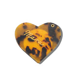Mama Heart Compact Mirror (Tortoise)