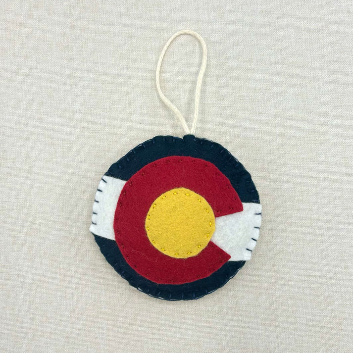 First Christmas Ornament (Colorado Flag)
