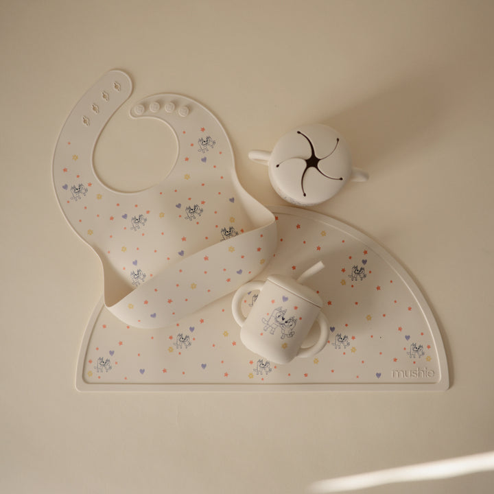 Bluey x Mushie Snack Cup (Blue Ivory)