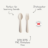 Dinnerware Fork and Spoon Set (Ivory)