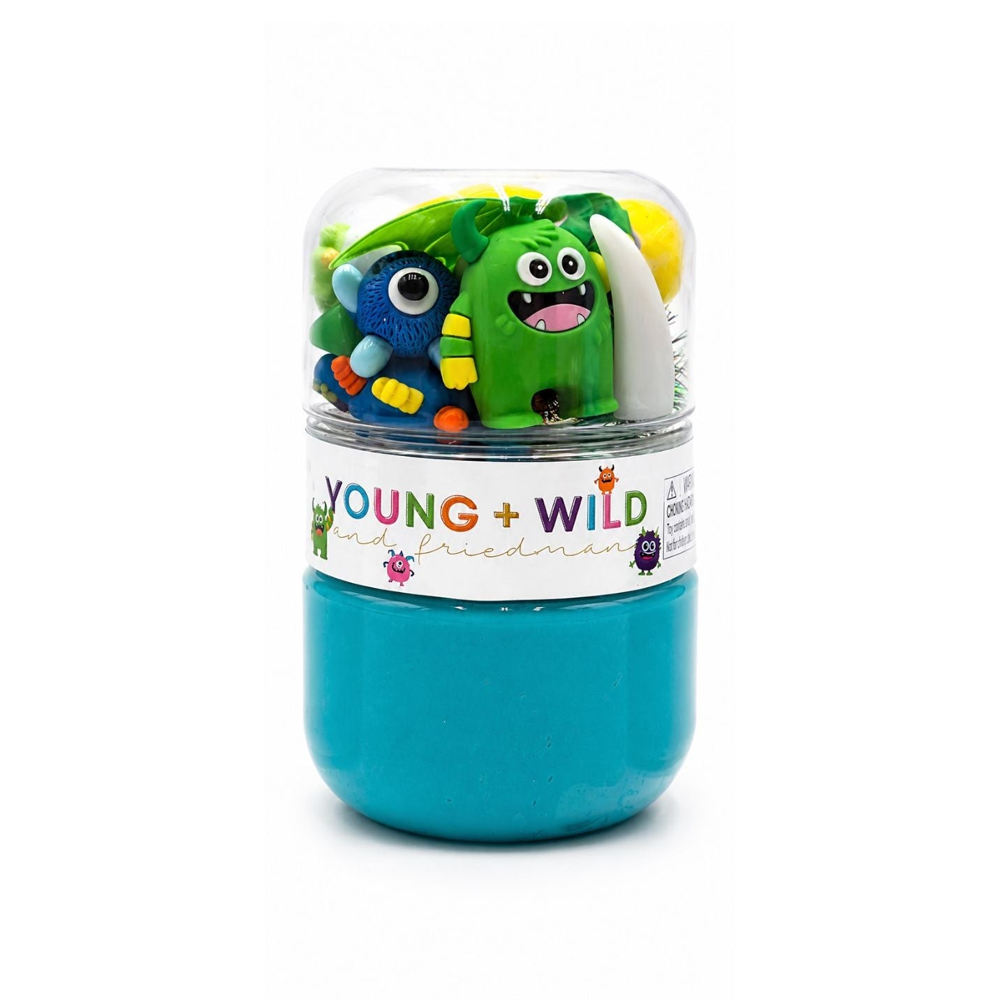 Grab & Go Dough Jar (Colorful Monster)