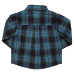 Boys Jack Shirt (Blue Tartan)