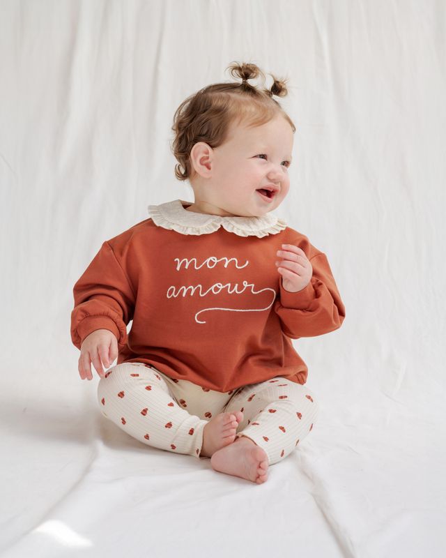 Collared Sweatshirt (Mon Amour)