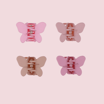 4 Pack Little Claw Clip Set (Butterfly)