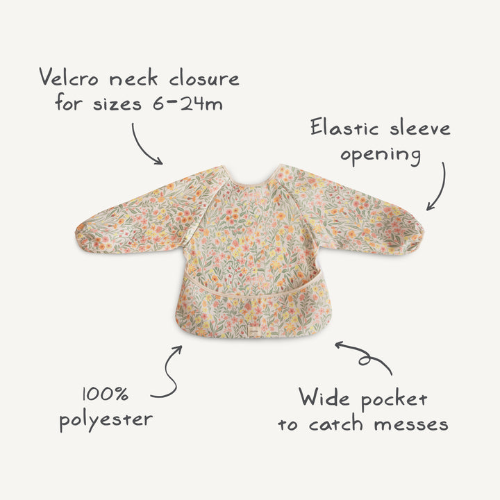 Long Sleeve Bib (Cherries)