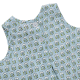 Baby Girls Jaipur 2-Pc Set (Blue Prairie Block Print)