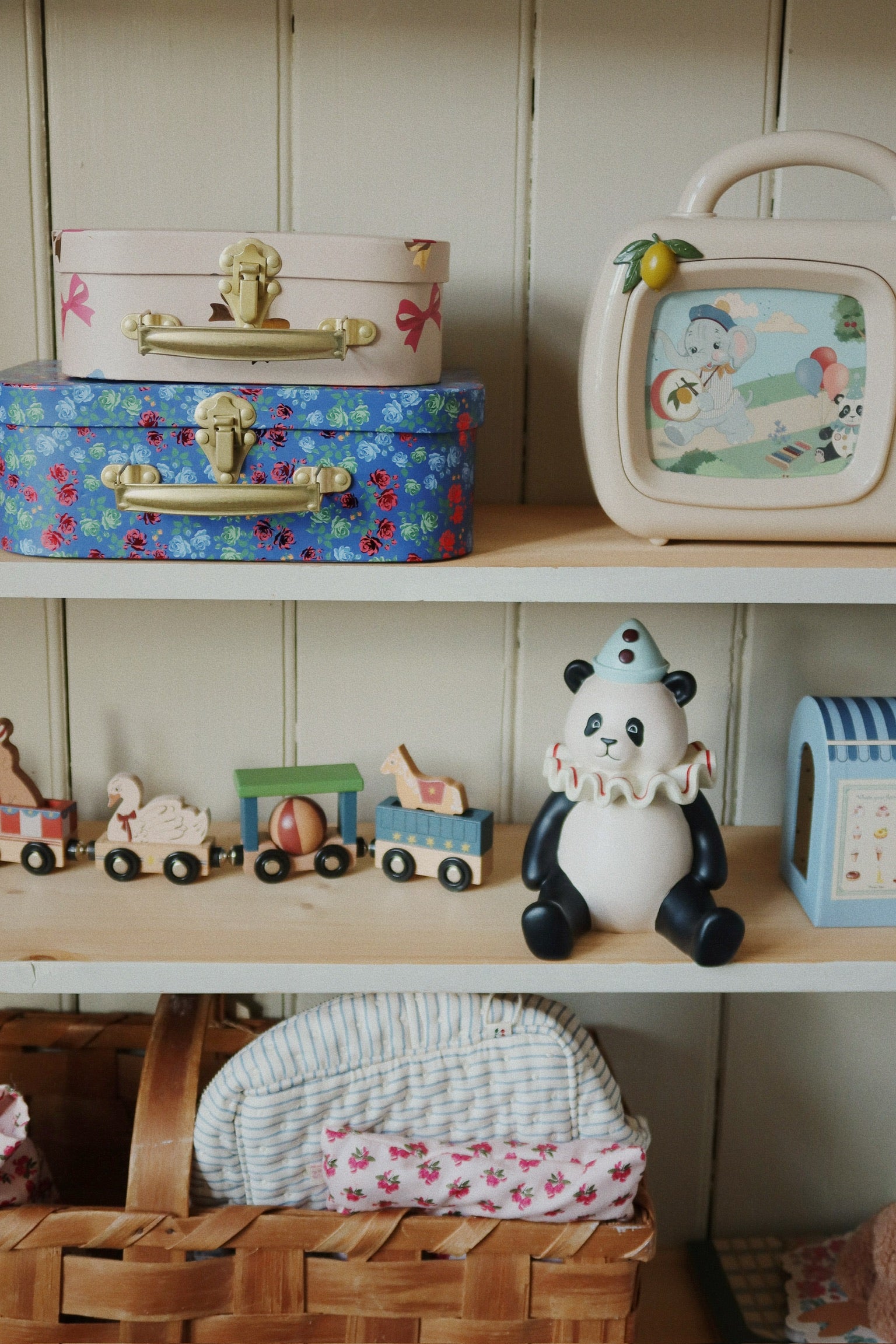 Wooden Animal Train