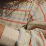 Itty Rib Sweat Shirt (Confetti Stripe)