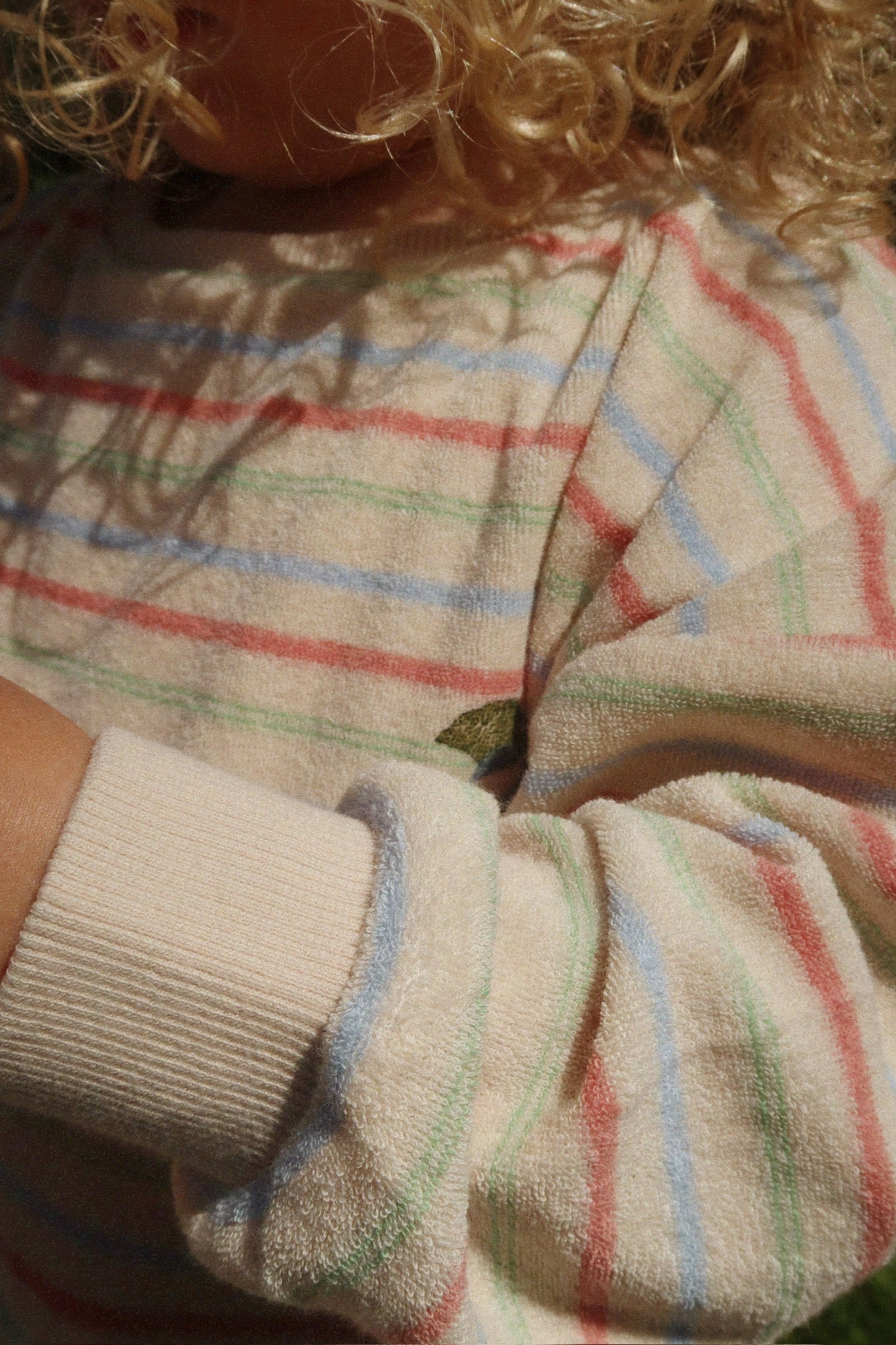 Itty Rib Sweat Shirt (Confetti Stripe)