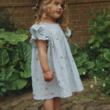 Coco Dress (Cherry Blue Coeur)