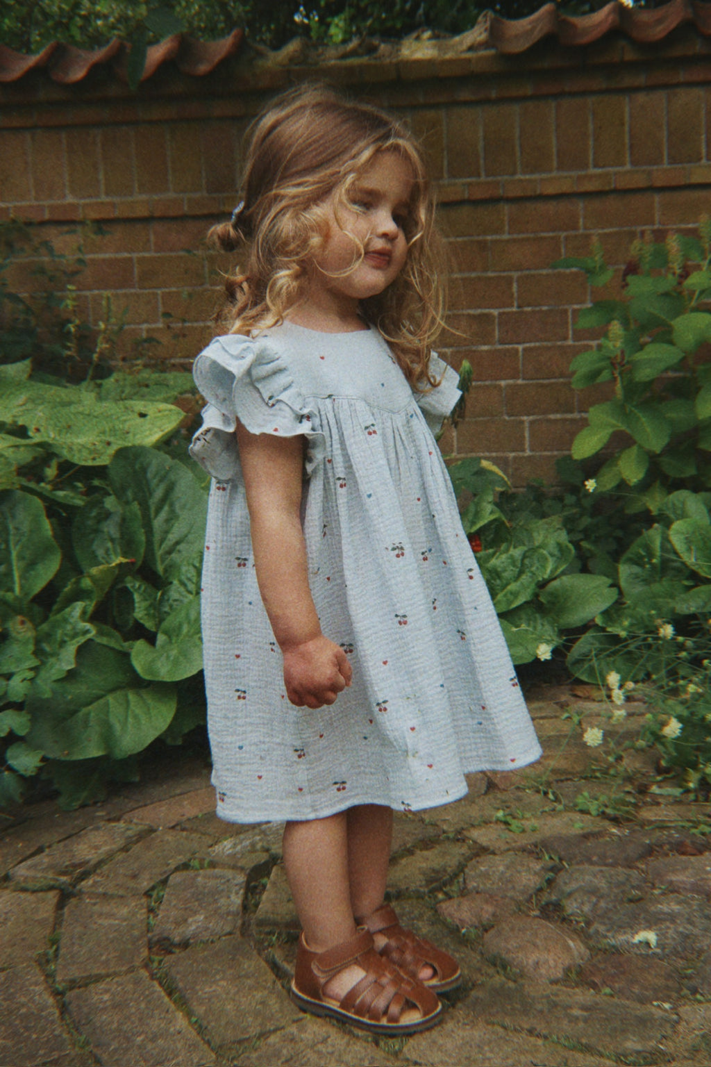 Coco Dress (Cherry Blue Coeur)