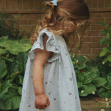 Coco Dress (Cherry Blue Coeur)