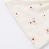 Bamboo Swaddle + Knotted Hat (Valentine)