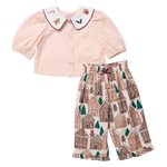 Baby Girls Noelle 2PC Set (Gingerbread Houses)