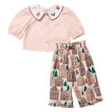 Baby Girls Noelle 2PC Set (Gingerbread Houses)