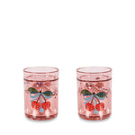 2 Pack Glitter Cups (Cherry Bow)